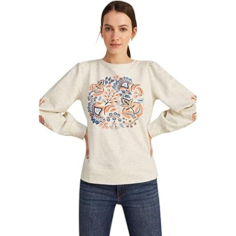 Springfield Sudadera Círculo Flores, Beige, XS Cover