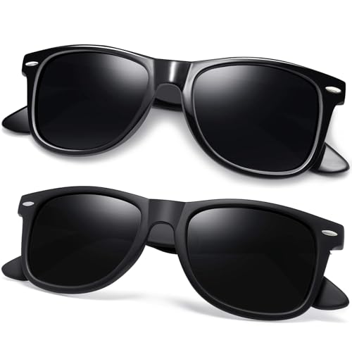 Image of Joopin Square Sunglasses Polarized UV400 Designer Sun Glasses Men Women | Oversized, Plastic Frame, Retro, Vintage, Unisex, Trendy Shades for Driving, Party, Fishing, Business, Costume