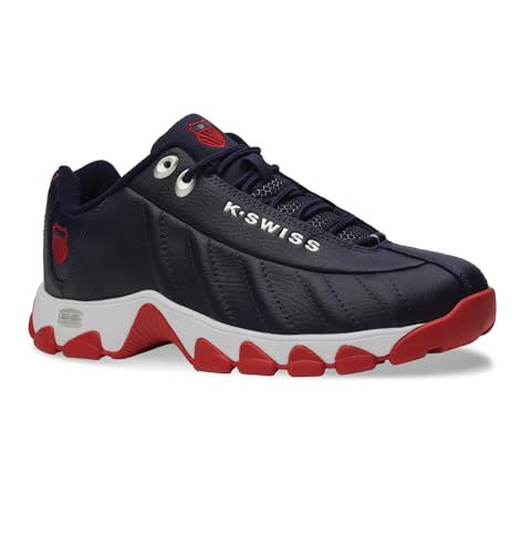 Image of K-Swiss Men's ST329 CMF Sneaker, Wide Tennis Walking Shoes Leather Upper