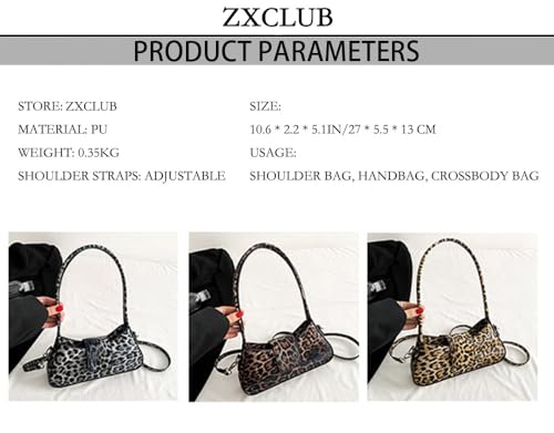 Bolso Hobo y Tote con Estampado Leopardo miniatura 7