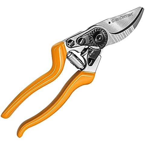 GRÜNTEK Tijeras de Podar Profesionales Z-25 con Hoja Forjada en Teflón Antiadherente Cover