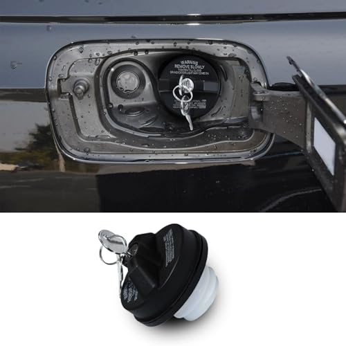 Rebvugr Locking Gas Cap, Lock Fuel Tank Cap, Fuel Cap with Key, 77300-47020, 10504 Car Accessories Gas Tank Cap Compatible with Toyota 4Runner, Chevy Camaro, Honda CRV, Infiniti