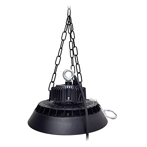 4Pcs 120W Remote Control High Bay Lights,Cold White High Power UFO Lights,Suitable for Large Shopping Malls, Factory Workshops, Durable and Safe Waterproof, High Brightness Lighting (120w 4pcs)