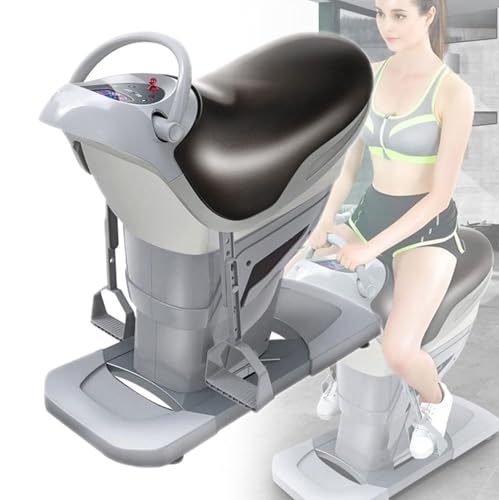 Simulador eléctrico de equitación para entrenamiento cardiovascular, abdominales y parte inferior del cuerpo con pantalla LCD, ideal para gimnasio en casa, entrenamiento de fitness