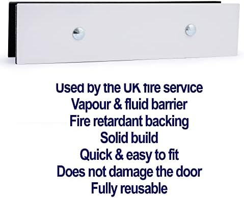Blockabox White Anti Arson Letterbox, 320mmx75mm