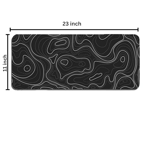 Image of XL Extended Gaming Mouse Pad | XXL Large Desk Mat 60x30cm for Laptop & PC | Non-Slip Rubber Base, Waterproof, Durable & Smooth Surface | Office, Gaming & Study, asthetic