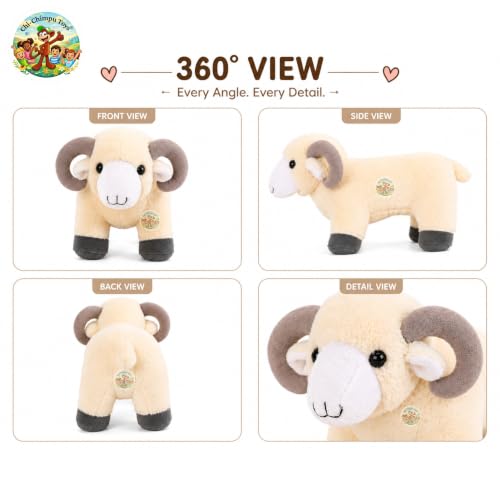 Image of Chi-Chimpu Toyss Sheep Soft Toy 40cm | Cute Plush Stuffed Animal for Kids