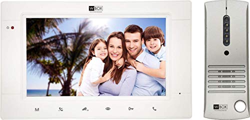 Image of 7 inch Colour Display Video Door Phone Intercom Complete Kit with Electronic Door Lock, Power Adaptor and Copper Cable by QUODE Rituals
