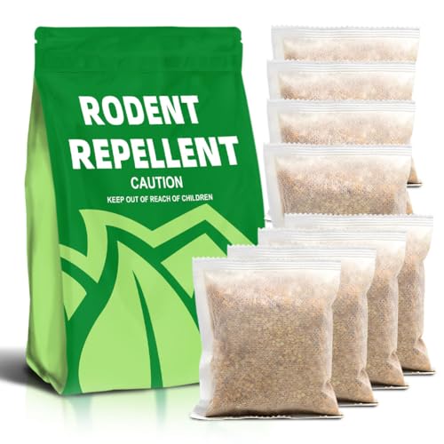 ADMUIPL Repelente De Ratones, Repelentes De Ratas, Repelentes De Roedores para El Hogar, Repelente De Ratones para Interiores, Mejor Que Ultrasonido-8P