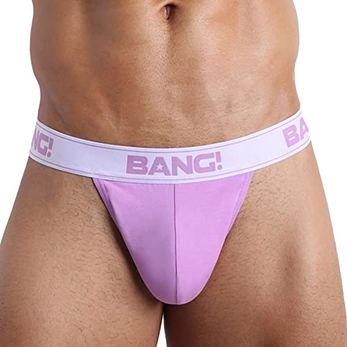 Bang Men's Underwear - - Cotton Thong - Premium Soft Texture 1 3/8