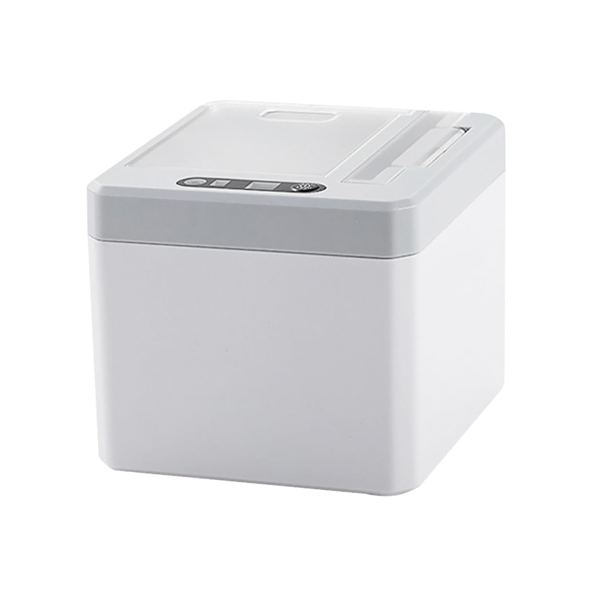 SMASOLO 1Pc Intelligent Toothpick Box with Sensor Grey Automatic Toothpick Dispenser for Home and Parties