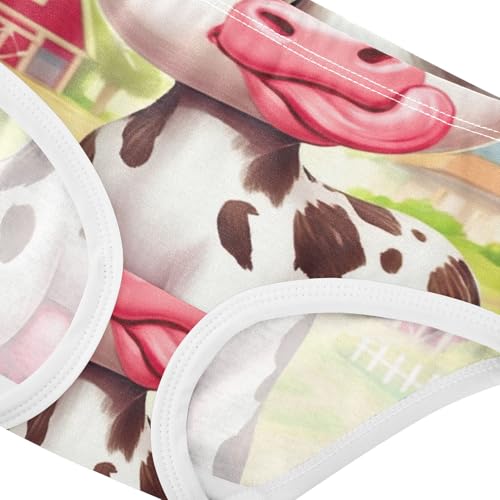 Cute Cartoon Highland Cow Farm Toddler Underwear Custom 2t Cotton Cute Panties Girl Cartoon Kids Undies Briefs4