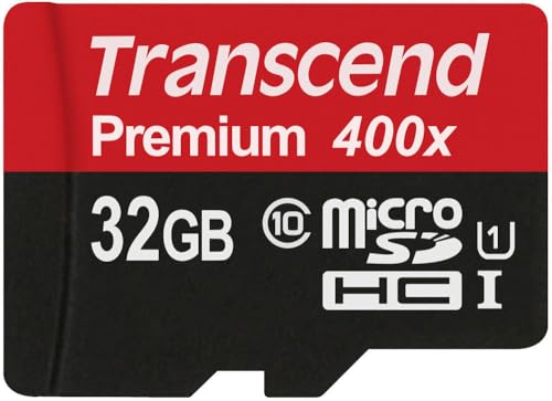 Amazon.com: Transcend 32GB microSDHC Class10 Uhs-1 Memory Card