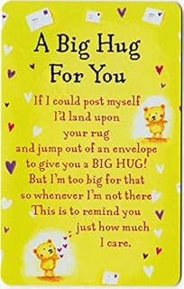 Heartwarmers A Big Hug For You Keepsake Card & Envelope 3.5" x 2" Code K134E