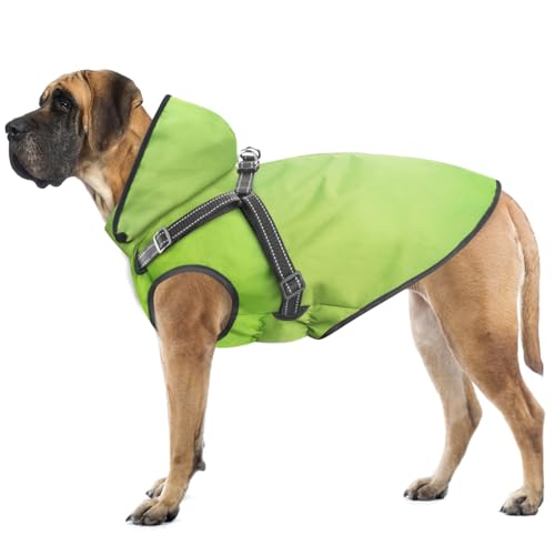 Mosucoirl Hunde Regenmantel Wasserdichter Hunde Kapuzenpullover Reflektierender Hunde Regenmantel mit Kapuze Verstellbare Regenjacke für kleine Mittelgroße und große Hunde und Welpen Mosucoirl Hunde Regenmantel Wasserdichter Hunde Kapuzenpullover Reflektierender Hunde Regenmantel mit Kapuze Verstellbare Regenjacke für kleine Mittelgroße und große Hunde und Welpen