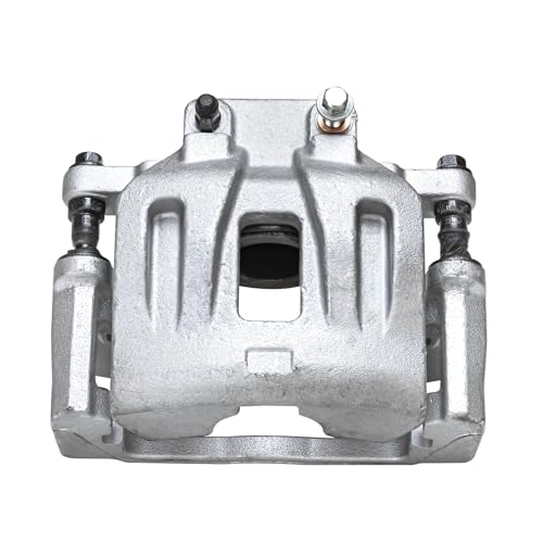 Image of Detroit Axle - RWD Front Left Disc Brake Caliper with Bracket Replacement for 2012-2021 Dodge Challenger Charger Chrysler 300