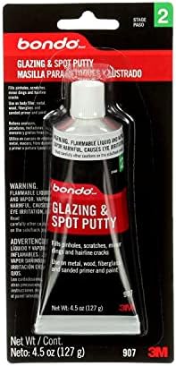 Bondo Professional Glazing and Spot Putty, 00801, 3.0 Oz