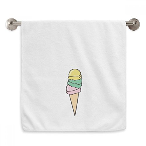 Serviettes débarbouillettes crème glacée pour la routine du matin