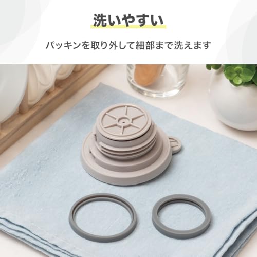 Atlas アトラス 保冷ポット 保温ポット 1.5L ATP-1500GY の商品画像 5