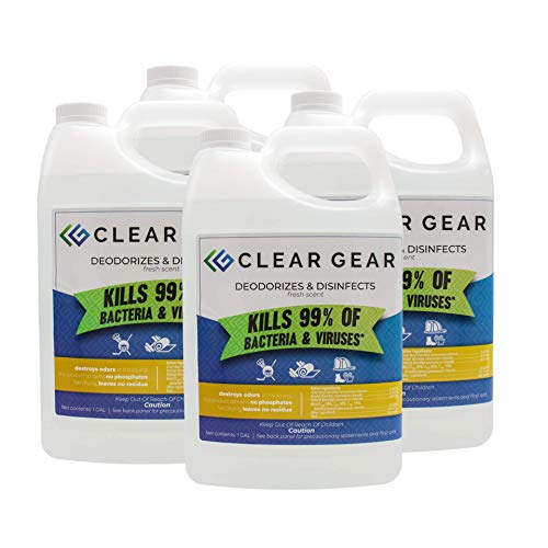 Clear Gear Gym Disinfectant Mat Cleaner, and Gym Equipment Deodorizer