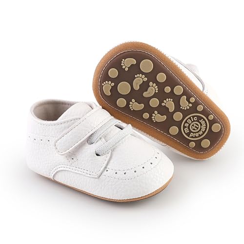 Image of RVROVIC Baby Boys Girls Anti-Slip Sneakers Soft Ankle Boots Toddler First Walkers Newborn Crib Shoes