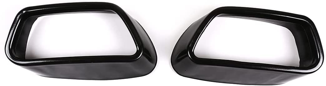 for BMW X5 F15 X6 F16 2014-2019 (NOT for M Sports Version) Black Stainless Steel Tail Throat Vent Decorative Car Accessories