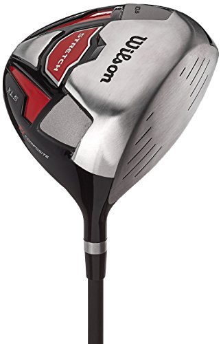 Wilson-Set-completo-para-principiantes-10-palos-de-golf-con-bolsa-de-transporte-Hombre-Stretch-XL-NegroGrisRojo
