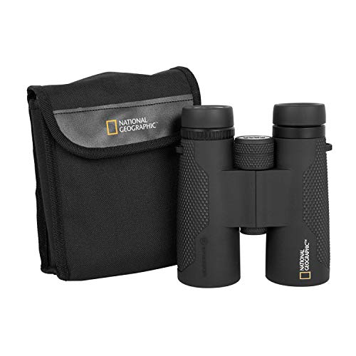 National Geographic 8X42 Binoculars For Adults - Roof-Prism Compact Binoculars For Bird Watching, Hunting, Sports, Travel, Night & Day Viewing - Lightweight Roof Binoculars With 8X Magnification #TOP1