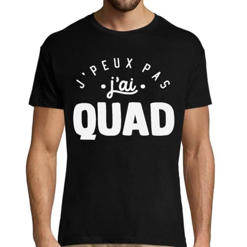 T-Shirt J'peux Pas Quad Homme Humour pour passionnés de tout-terrain