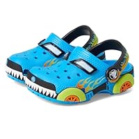 Crocs Unisex Kids Clog, Classic IAM Monster Truck Clog T, Neon Ocean, 9 UK Child