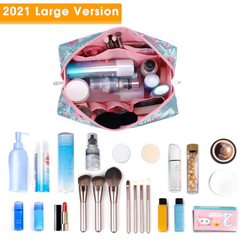 image for Narwey Cute Makeup Bag Travel Cosmetic Bag Organizer Toiletry Bag Make