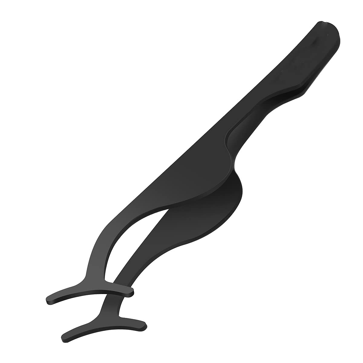 FOK 1 Pcs False Eyelash Extension Stainless Steel Tweezers Applicator Tool Remover Clip Nipper (Black)-picture-34