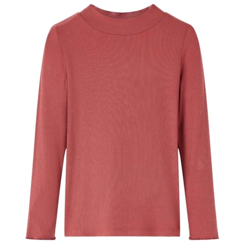 T-shirt enfant vert menthe à col roulé idéal pour l'école