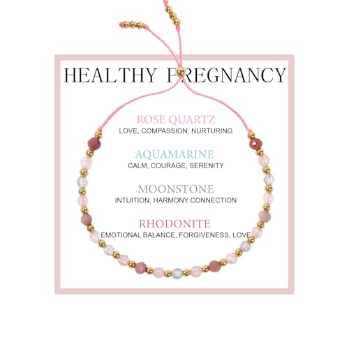 Pregnancy Must Haves Bracelet, Announcement Pregnancy Gifts For Expecting New Mom, First Time Mama Gifts for Pregnant Women 1st Time Mom To Be Spiritual Mothers Day Gift