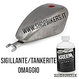 deposito harley davidson  Depósito de gasolina para Harley Davidson Sportster XL Inyección aumentada 3,3 gallones 12 litros 883 1200 Forty Eight 1200 X 48 XLX Iron Super Low Nightster Tankerite regalo