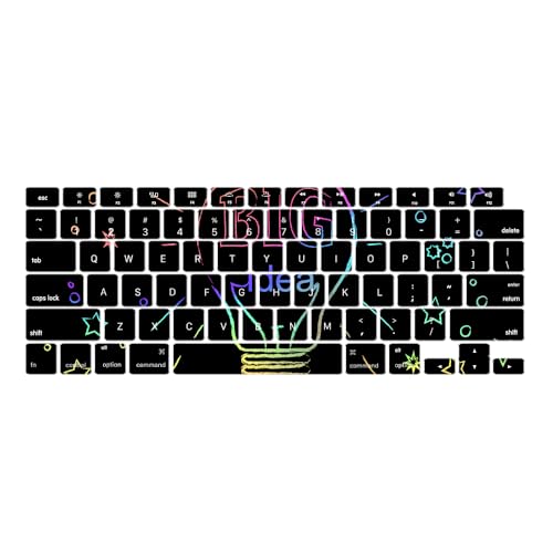 Carcasa MacBook Pro 14 JZ Flash Funda Transparente Negra con Cubierta de Teclado LT15 4