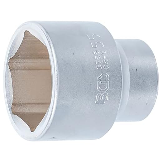 BGS 3755 | Steckschlüssel-Einsatz Sechskant | 25 mm (1") | SW 55 mm