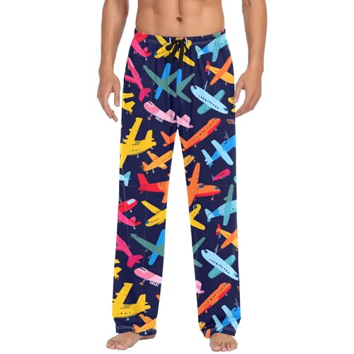 Boccsty Halloween Men Cotton Flannel Pajama Pants Christmas Mens Lounge Sleep PJ Bottoms S-XXL2