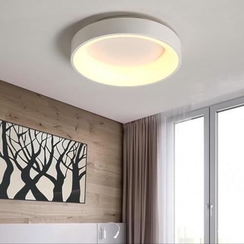 Plafón LED plano con atenuación de tres colores para iluminación de casa 5