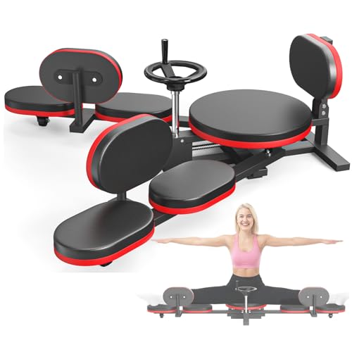 Image of Leg Stretcher, 220LBS Split Machine for Fexibility & Splits Training, 0-200 Adjustable Stretching Equipment for Home Gym, Heavy Duty Steel Frame Leg Stretching Training Machine