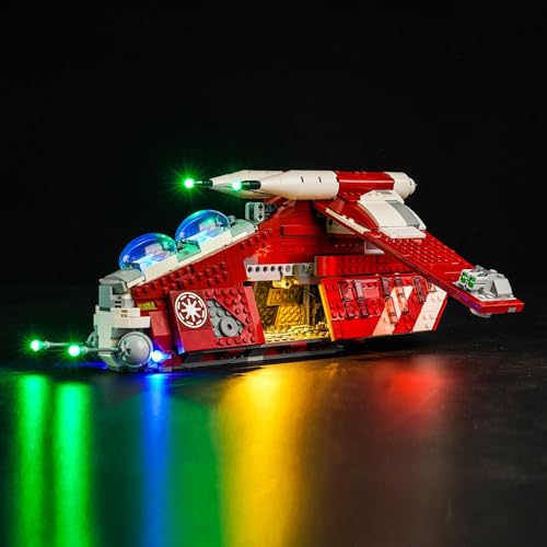 Light Kit for Lego Coruscant Guard Gunship Lighting Set for Lego 75354 Star Wars Coruscant Guard Gunship, Not Include Models - Image 2