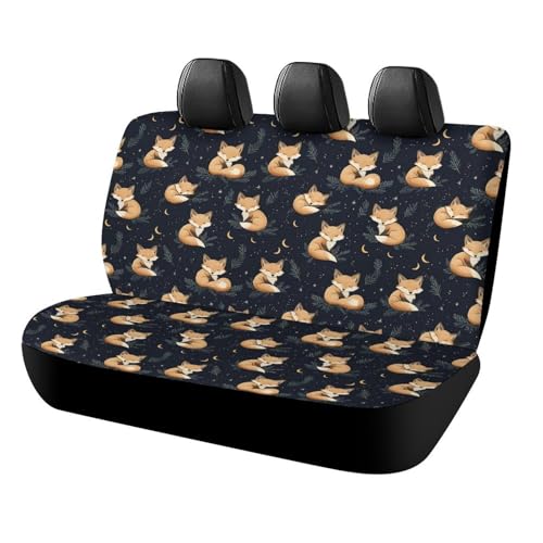 Housse de siège arrière de voiture motif renard pour vos voyages en famille et VUS