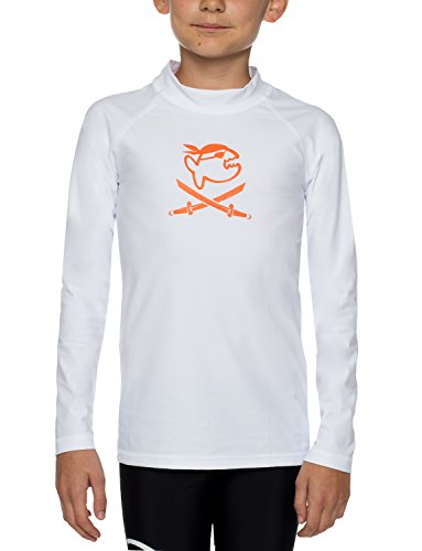 T-shirt enfant manches longues iQ UV 300, vêtement anti-UV-Blanc