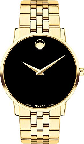Image of Movado Analog Black Dial Men's Watch-607203