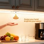 L'éclairage sous cabinet, 40-inch 1090 Lumens LED Lumière de bande, CRI 90+ Rendu haute couleur, 5 Températures de couleur, Luminaires sous le comptoir pour la cuisine, placard, plateau