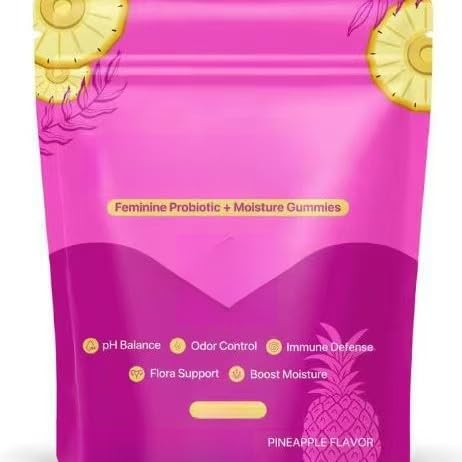 Gummies probiotiques confort vaginal et hydratation pour équilibre intime