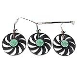CCVA T129215SU 7Pin GPU Card Cooler Fans for ASUS ROG Strix-GeForce RTX 2060 2080 2080 Ti or RX 5600 XT RX 5700XT Fan (1 Set) - 3.46" x 3.46" x 0.47" - Desktop Compatible - Image 4