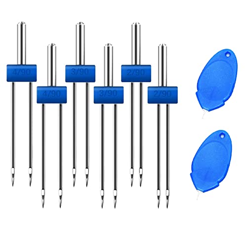 Zwillings-Stretch-Nadeln,Zwillings-Universal-Nadel,Nähmaschinennadeln,Zwillingsn...
