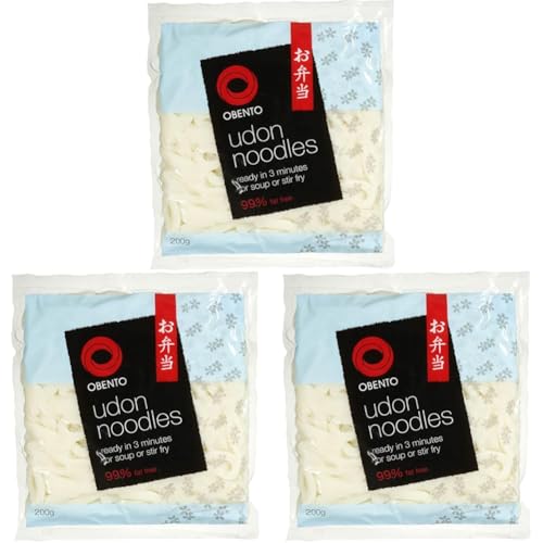 Obento Udon Noodles, 200g (Pack of 3)