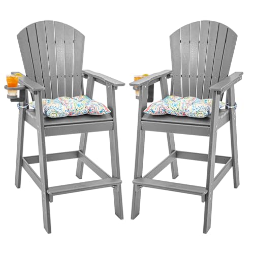 Sundale Outdoor Tall Adirondack Chairs Set of 2, 30 Inch